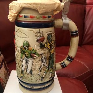 Original packaging Avon Football Stein